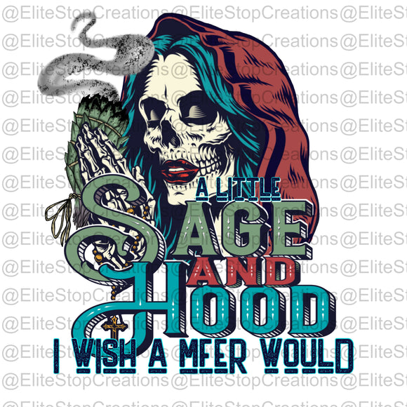 A Little Sage & Hood - EliteStop Creations