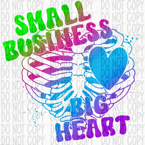 Small Business- Big Heart- Colored