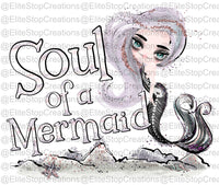 Soul of a Mermaid- No Background - EliteStop Creations