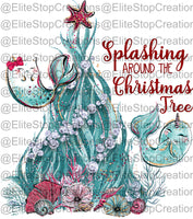 Splashing Around the Christmas Tree - EliteStop Creations