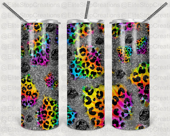 Glitter Rainbow Leopard - EliteStop Creations