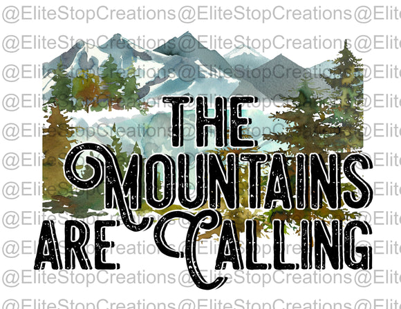 Mountains are Calling - EliteStop Creations