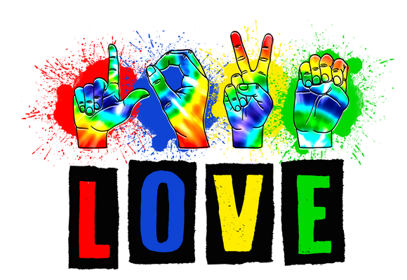 Love- Tie Dye - EliteStop Creations