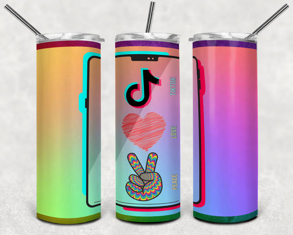 Peace Love Tik Tok - EliteStop Creations