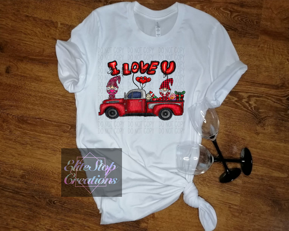 I Love You- Gnomes/Truck