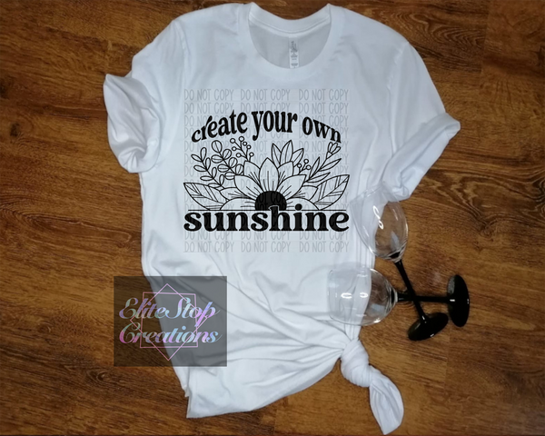 Create Your Own Sunshine- Black