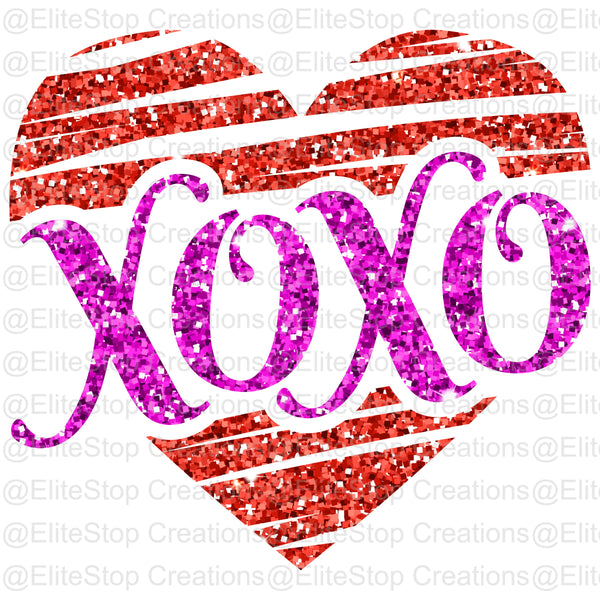 XOXO Heart - EliteStop Creations