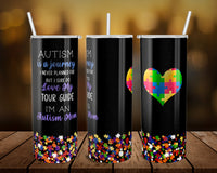 Autism Mom- Black - EliteStop Creations