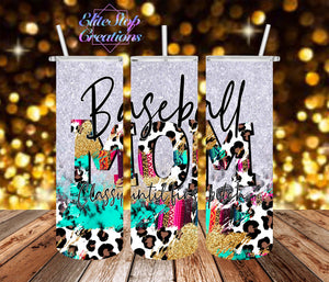 Baseball Mom- Leopard Collage - EliteStop Creations