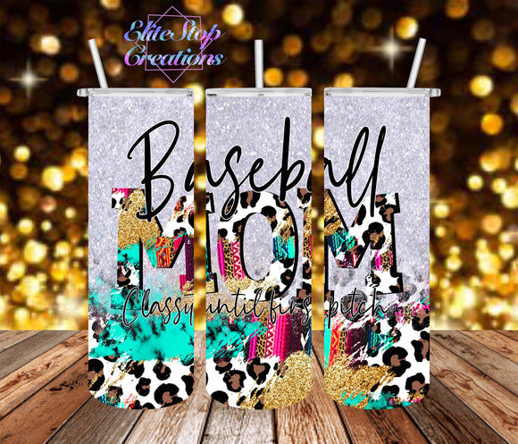 Baseball Mom- Leopard Collage - EliteStop Creations
