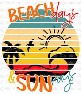 Beach Days & Sun Rays - EliteStop Creations