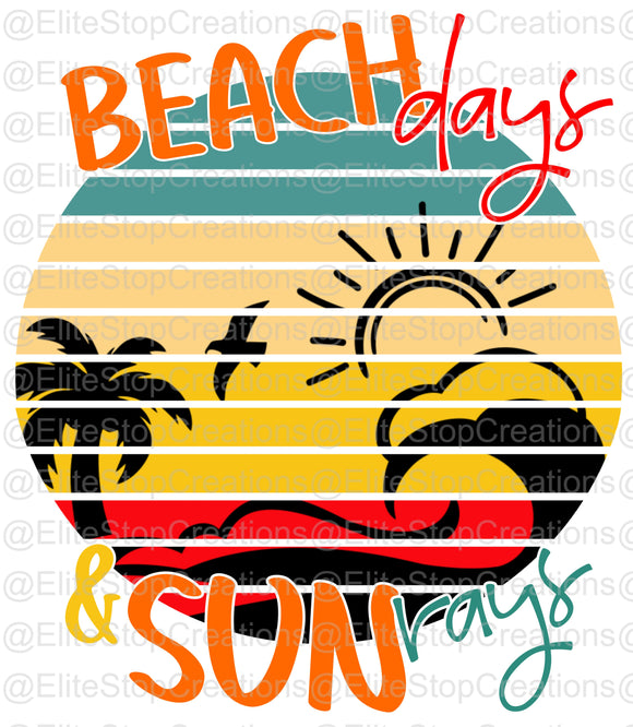 Beach Days & Sun Rays - EliteStop Creations
