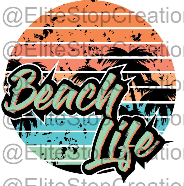 Vintage Beach Life - EliteStop Creations