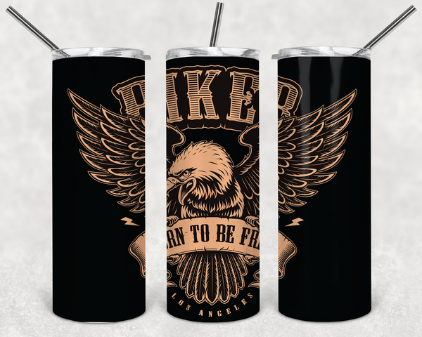 Biker Born to Be Free - EliteStop Creations