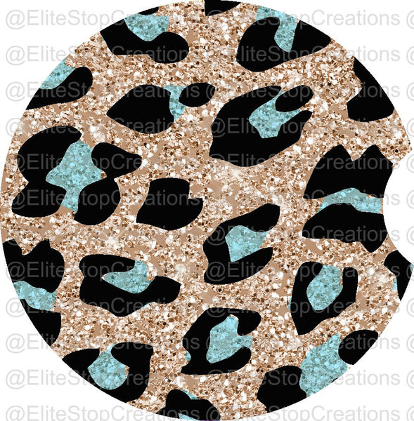 Blue Leopard Print - EliteStop Creations