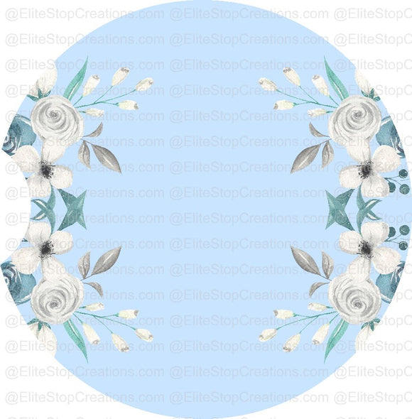 Blue Floral - EliteStop Creations