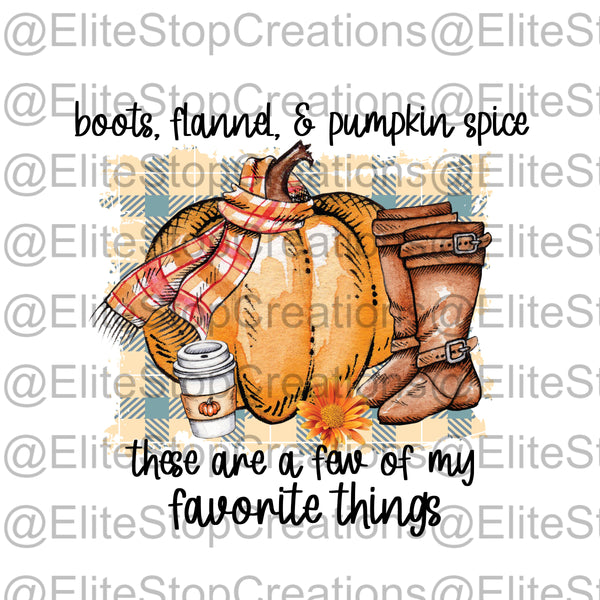 Boots, Flannel & Pumpkin Spice - EliteStop Creations