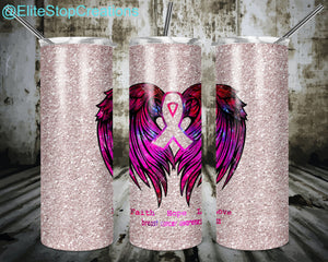 Breast Cancer Wings - EliteStop Creations