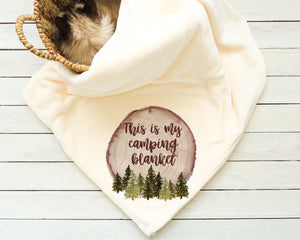 Camping (Trees) Blanket - EliteStop Creations