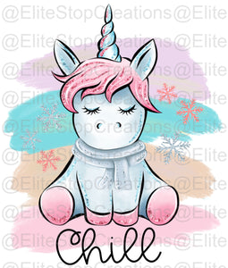 Chill Winter Unicorn - EliteStop Creations