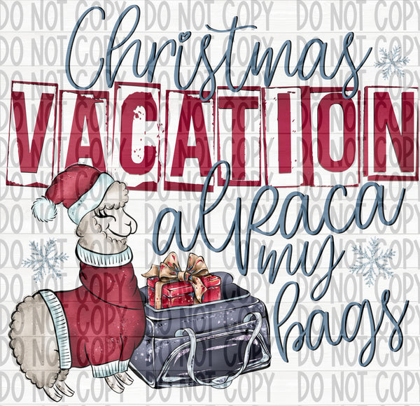 Christmas Vacation- Alpaca My Bags - EliteStop Creations