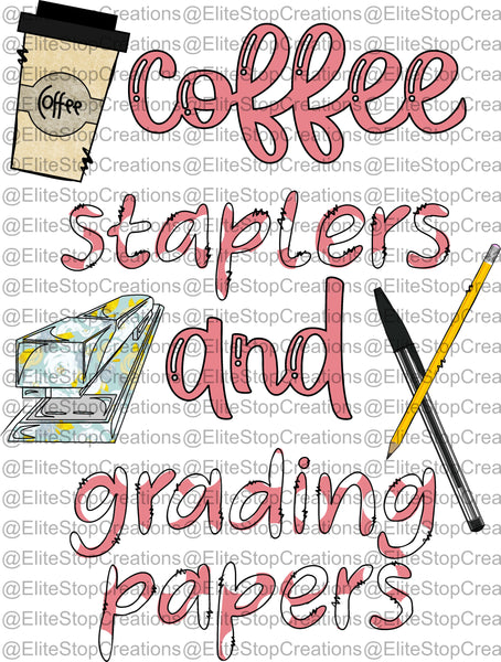 Coffee Staplers & Grading Papers - EliteStop Creations