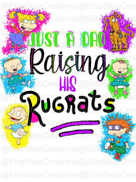 Dad Raising Rugrats - EliteStop Creations
