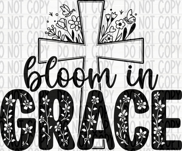 Bloom in Grace- Black
