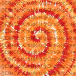 Orange Tie Dye - EliteStop Creations