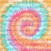 Multi Colored Pastel Tie Dye - EliteStop Creations