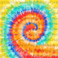 Multi Colored Tie Dye - EliteStop Creations