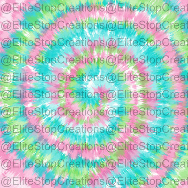 Multi Colored Tie Dye 2 - EliteStop Creations