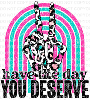 Skeleton Leopard Peace- Have the Day You Deserve - EliteStop Creations