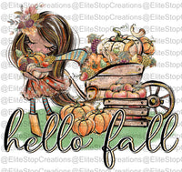 Hello Fall- Black - EliteStop Creations