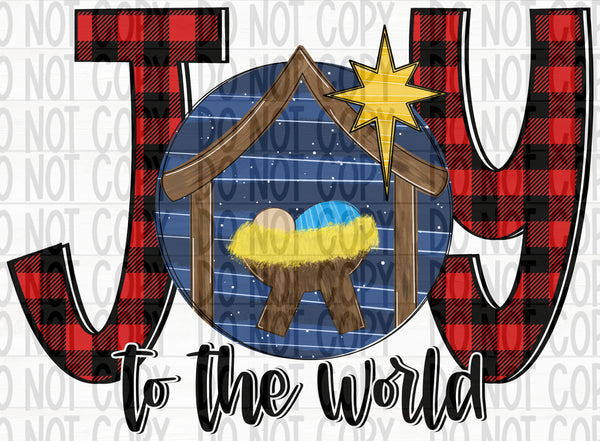 Joy To The World | Plaid - EliteStop Creations