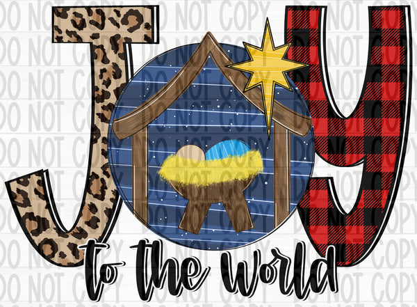 Joy To The World | Plaid & Leopard - EliteStop Creations