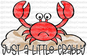 Just a Little Crabby - EliteStop Creations