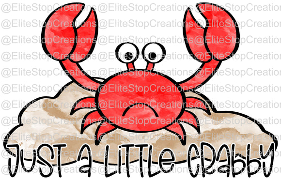 Just a Little Crabby - EliteStop Creations