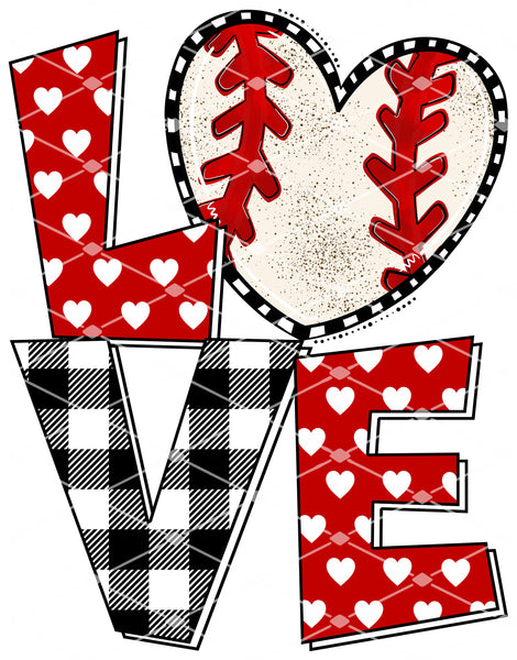 Love Baseball - EliteStop Creations