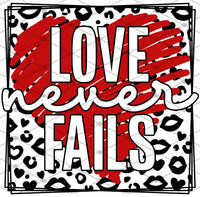 Love Never Fails- Red - EliteStop Creations