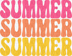 Retro Summer- Stacked