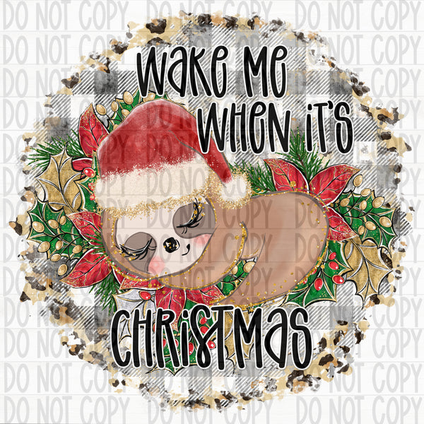 Wake Me When its Christmas - EliteStop Creations