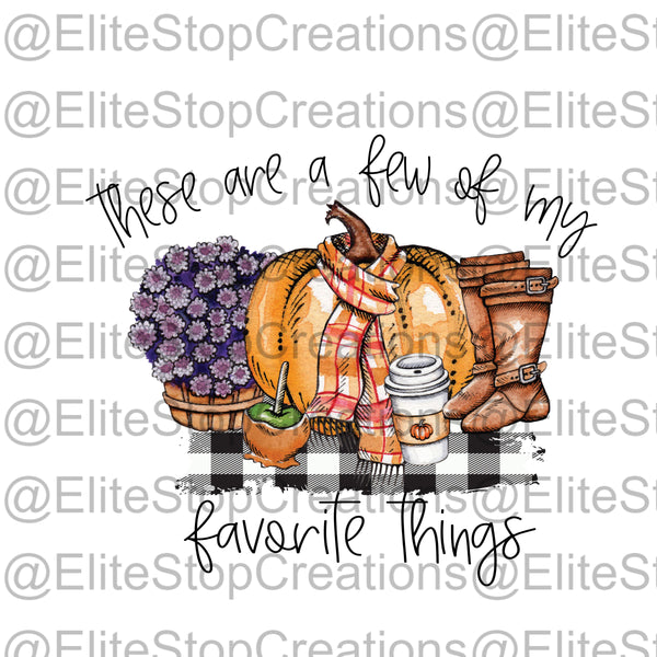 Fall- Favorite Things - EliteStop Creations