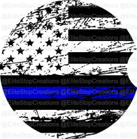 Light Thin Blue Line - EliteStop Creations