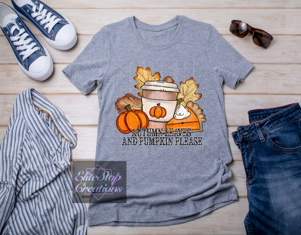 Autumn Leaves and Pumpkin Please