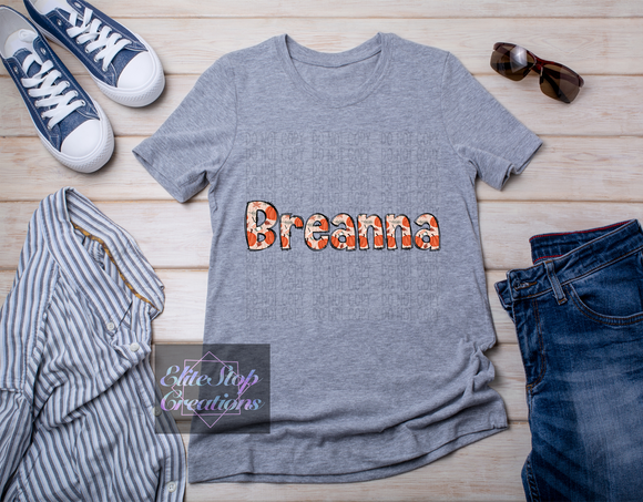 Fall | Custom Pumpkin/Coffee Doodle Letters