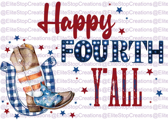 Happy 4th Yall - EliteStop Creations