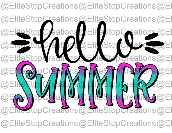 Hello Summer - EliteStop Creations