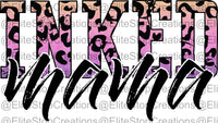 Inked Mama- Leopard Pink/Purple - EliteStop Creations