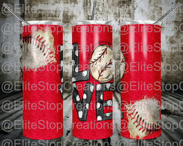 Love Baseball - EliteStop Creations